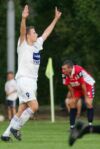 "Seht her, ich war's!" - 2:1-Torschütze Kristoffer Kolle Foto: ar