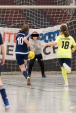 Blitzturnier 2020 - Die E-Mädchen im Spiel gegen den SC Victoria Hamburg