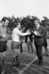 OB Nickel begrüßt HSV-Kapitän Uwe Seeler