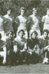 1. Herren 1975/76 Bezirkspokal-Endspiel - Hinten: Spielertrainer Ernst Saalfrank, Günter Penshorn, Klaus Bock, Christian Buhr, Wilhelm Bock, Gerd Czechanatzki, Betreuer Gerhard Drögemüller<br />Vorne: Ingo Hase, Reinhard Dehne, Bernd Czechanatzki, Volker König, Dietmar Wehner, Gerd Witte, Gerhard Eilmus /© SV Groß Oesingen