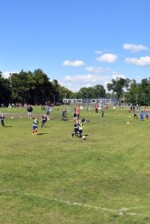 ... und auch auf dem B-Platz tummelten sich 16 Teams auf 8 Spielfeldern.